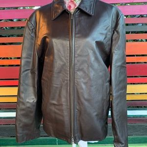 Banana Republic Leather Jacket Size L